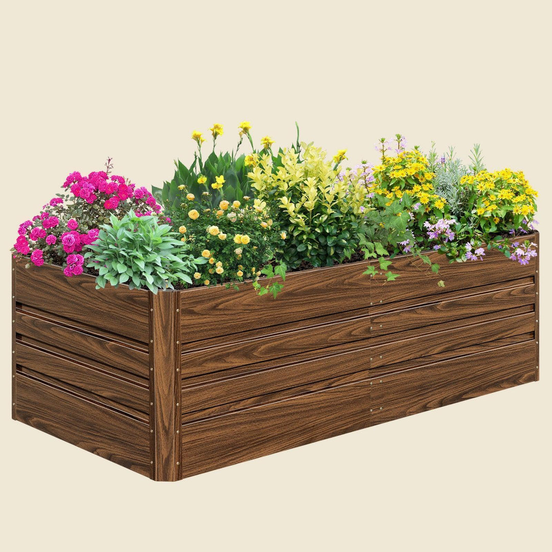 24" Tall Modular Metal Raised Garden Beds -