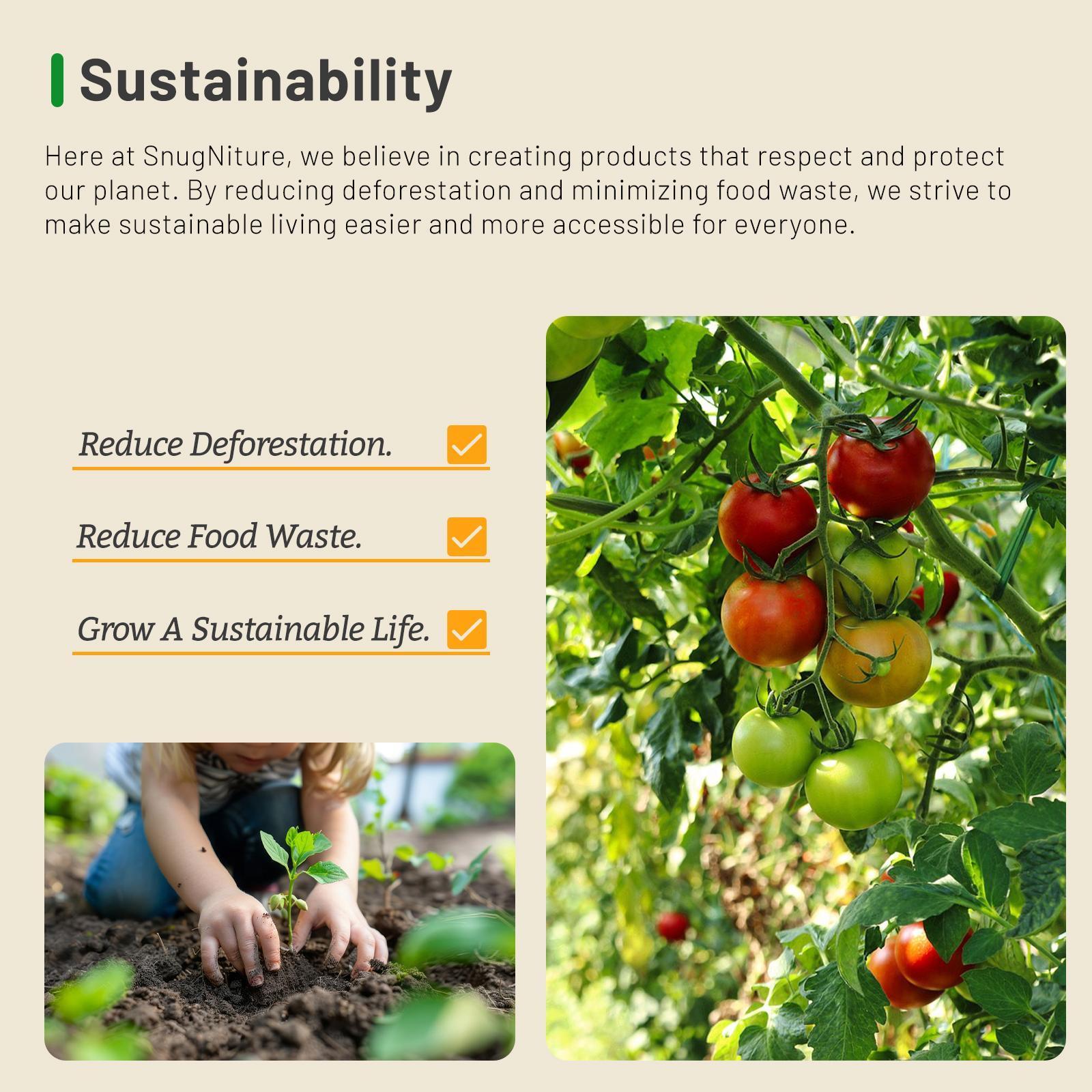 4-Pack 24" Tall 4x2 ft Modular Metal Raised Garden Bed -