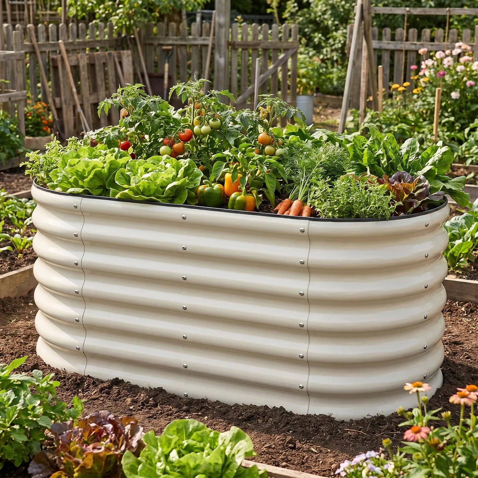 Raised Garden Bed Planter Boxes | 4x2x2 Ft 2pcs Set